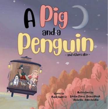 A pig and a penguin by Shane Audette