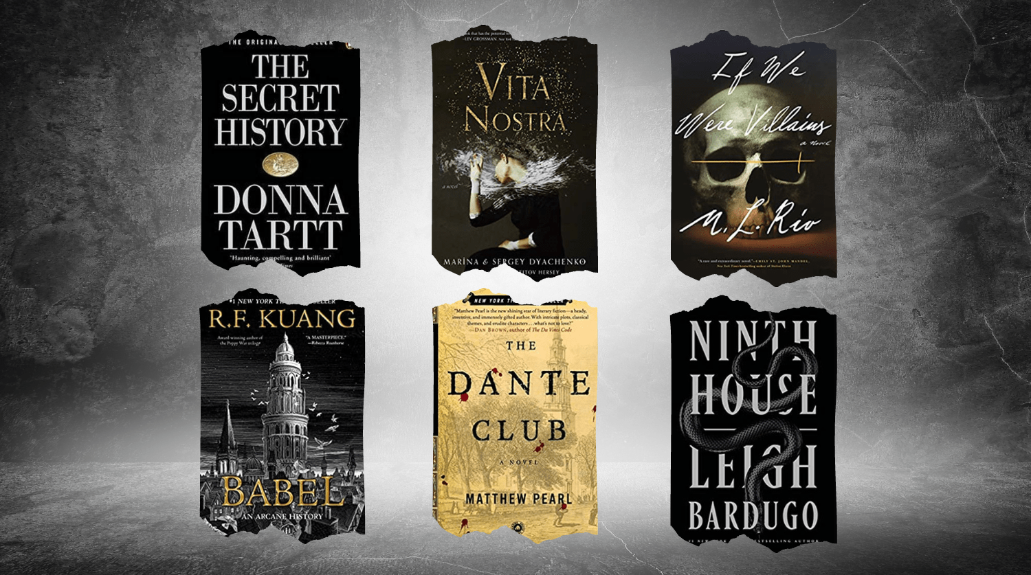 6 Terrific Dark-Academia Books that will Serve Your Mind