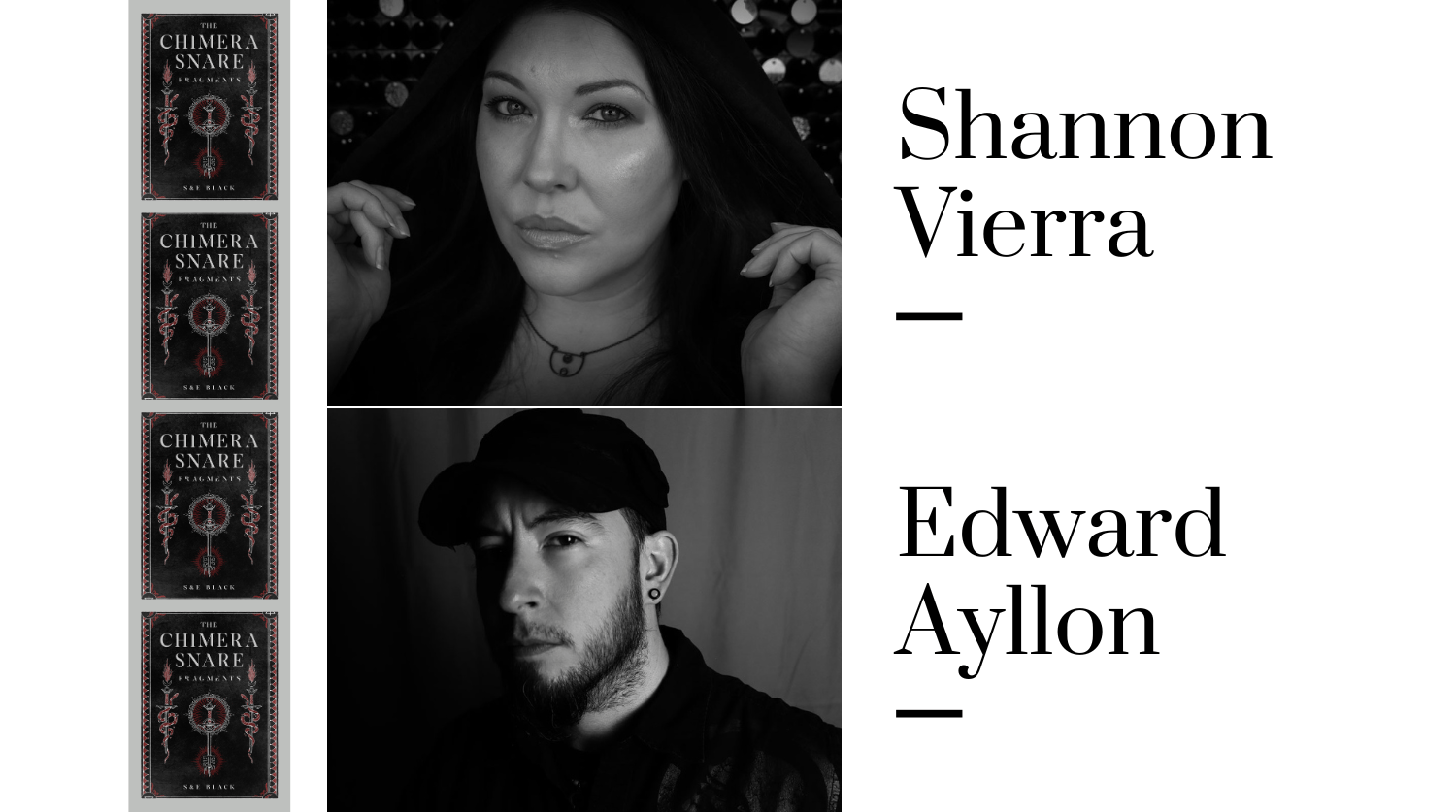 Interview with Shannon and Edward, Co-Authors of The Chimera Snare Series