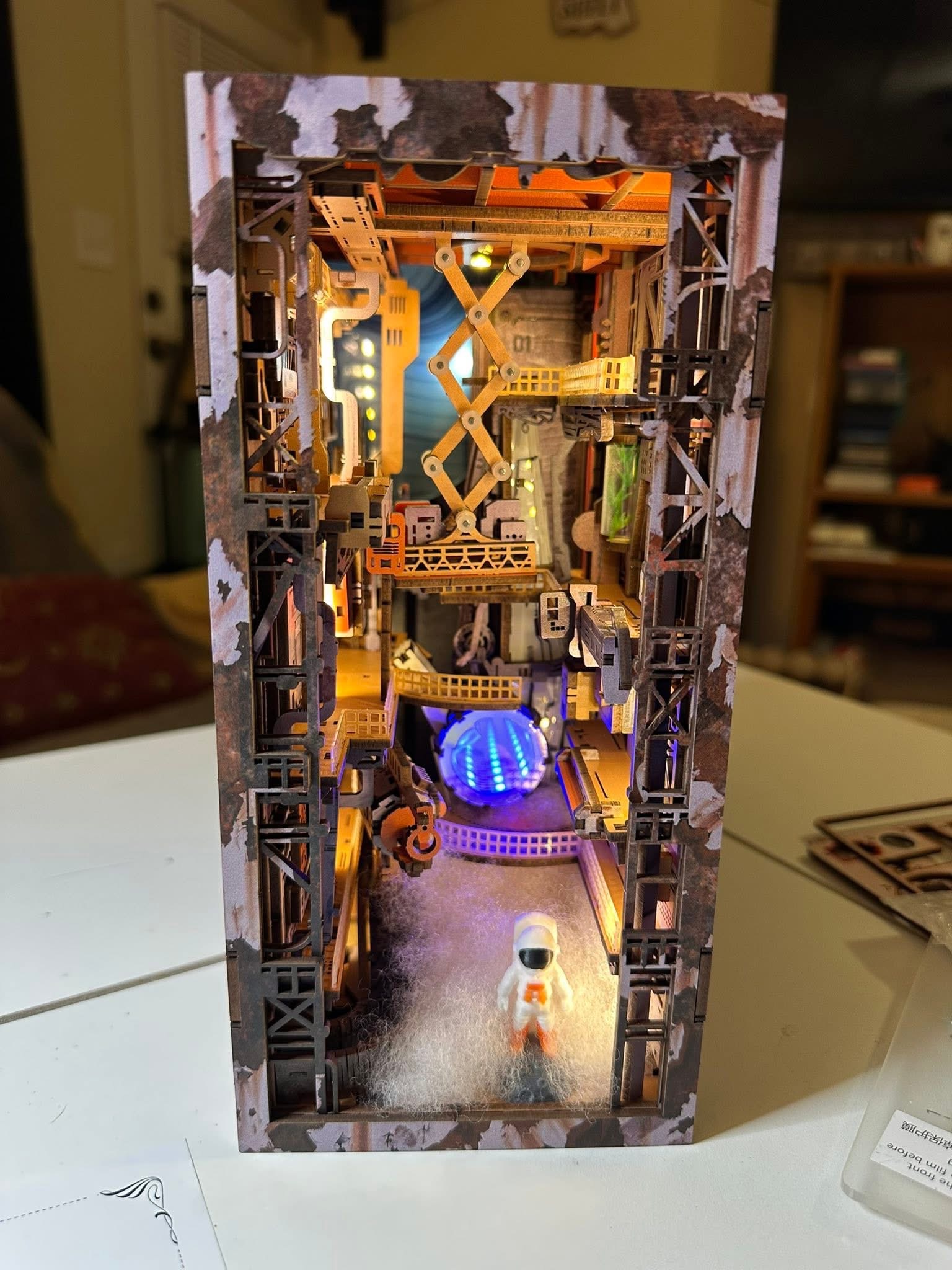 MiniCity Aerospace Foundry science fiction book nook
