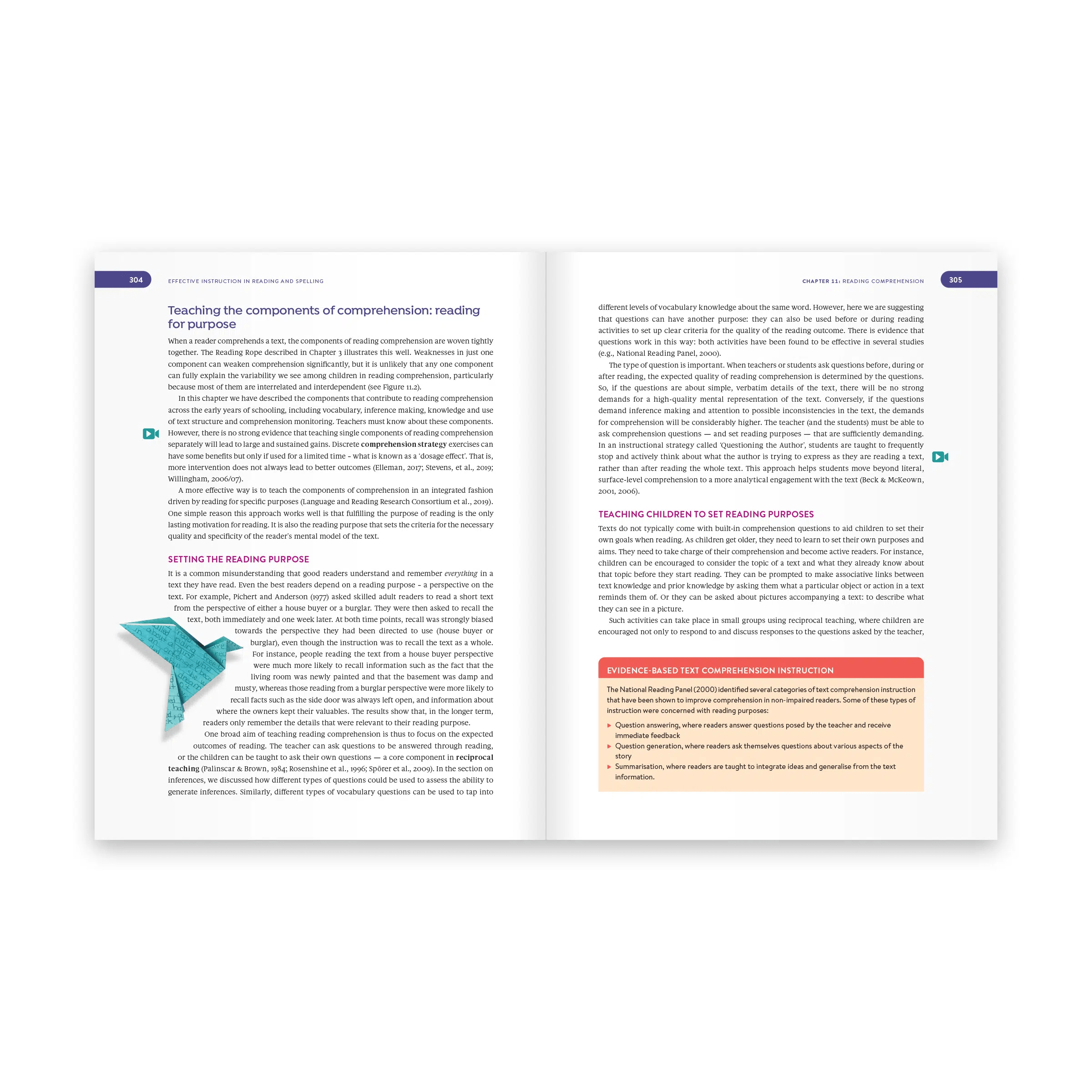 Effective instruction in reading and spelling