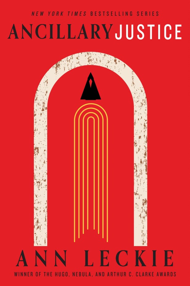 Ancillary Justice by Ann Leckie book cover 