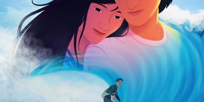AJ and Kristen in the animated adaptation of In Waves