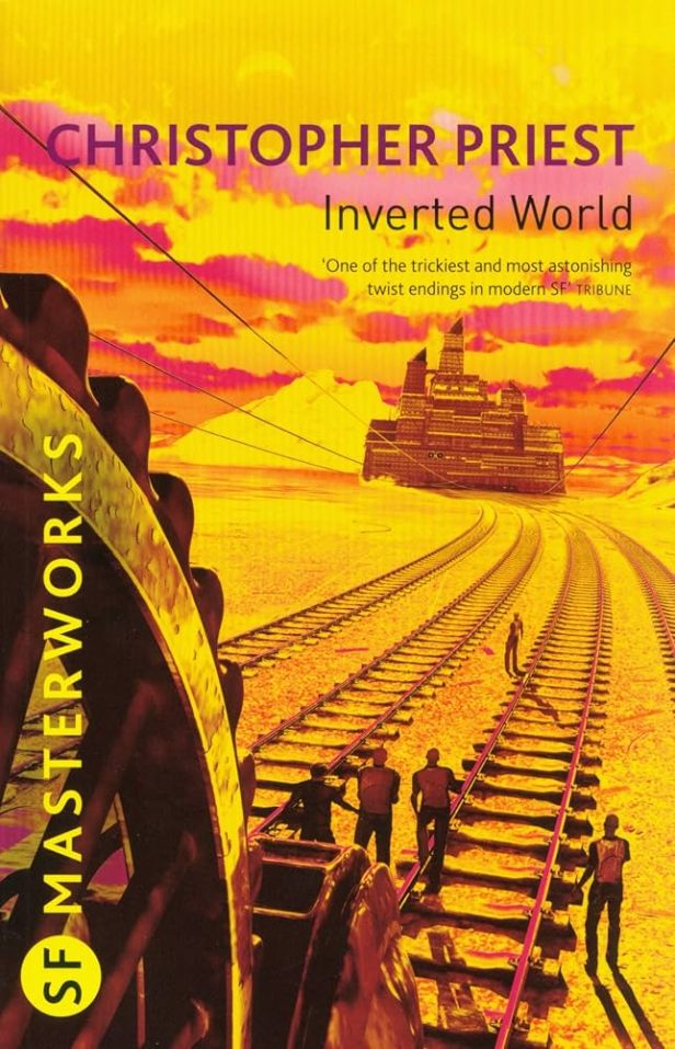 Inverted World by Christopher Priest book cover