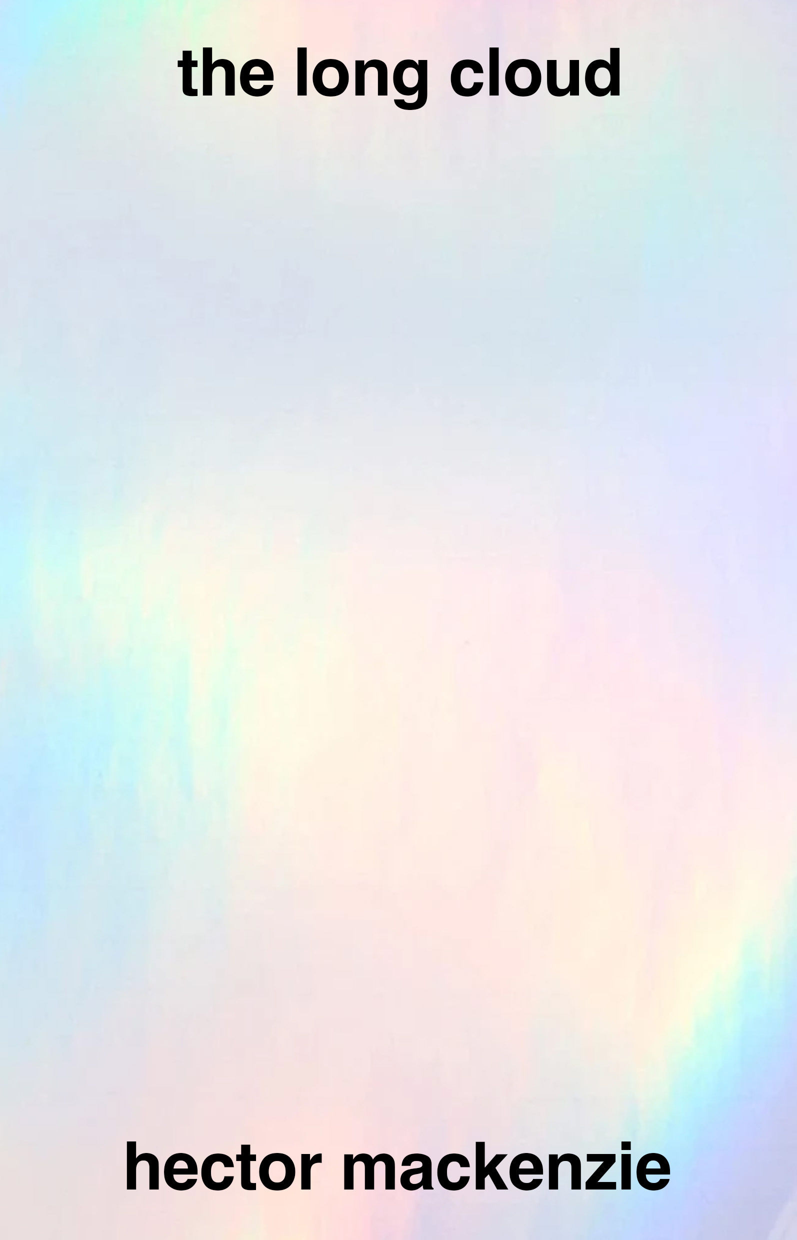 The Long Cloud by Hector MacKenzie book cover