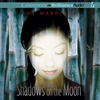 CD cover of Shadows on the Moon by Zoe Marriott | Read by Amy Rubinate Published by Brilliance Audio recommended on BooksYALove.com