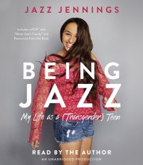 CD cover of Being Jazz, by Jazz Jennings | Read by Jazz Jennings Published by Listening Library | recommended on BooksYALove.com