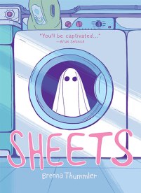 book cover of Sheets, by Brenna Thummler. Published by Cub House/Lion Forge | recommended on BooksYALove.com 