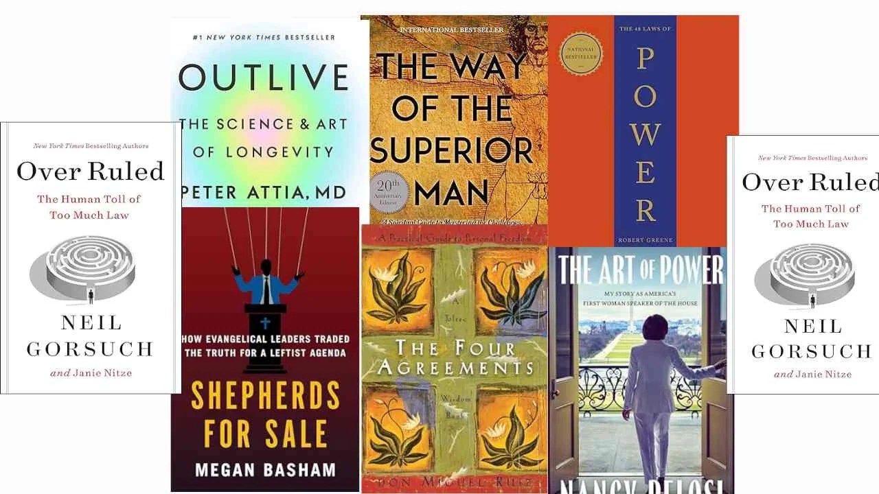 Image of bestselling books to read for the season