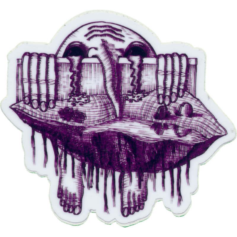 Scary Larry Vinyl Sticker