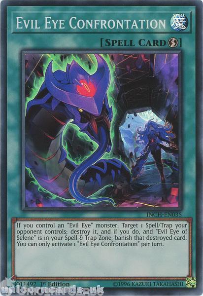 INCH-EN035 EVIL EYE CONFRONTATION - 1st Edition - NM - Super Rare