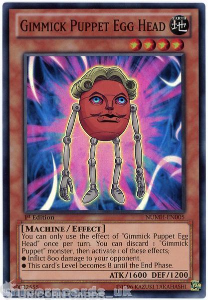 NUMH-EN005 GIMMICK PUPPET EGG HEAD - 1st Edition - NM - Super Rare