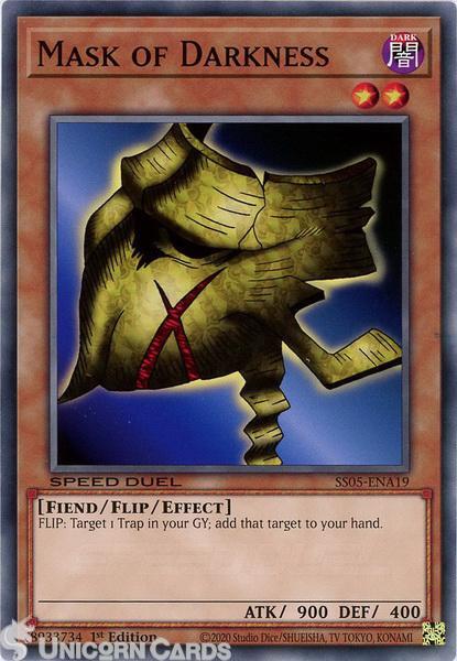 SS05-ENA19 MASK OF DARKNESS - 1st Edition - NM - Common