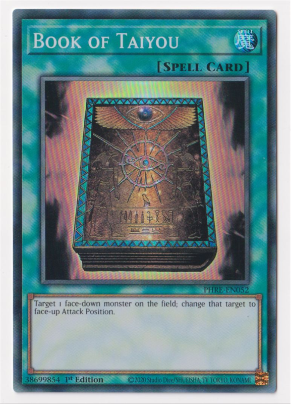 PHRE-EN052 BOOK OF TAIYOU - 1st Edition - NM - Rare (SPANISH PHRE-SP052)