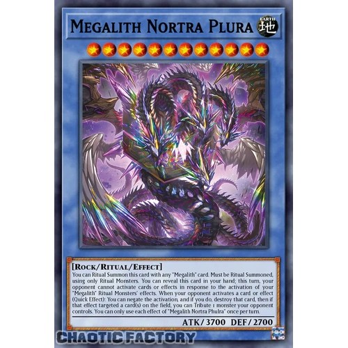 DOOD-EN034 MEGALITH NOTRAH PLURA - 1st Edition - NM - Super Rare