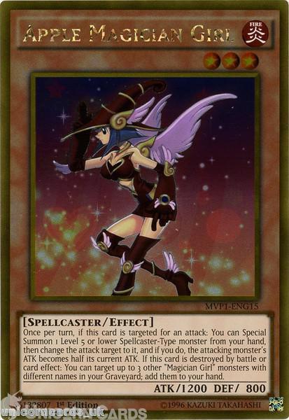 MVP1-ENG15 APPLE MAGICIAN GIRL - 1st Edition - NM - Gold Rare