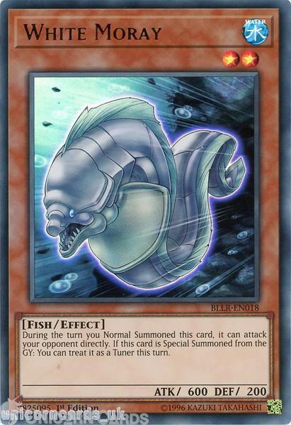 BLLR-EN018 WHITE MORAY - 1st Edition - NM - Ultra Rare