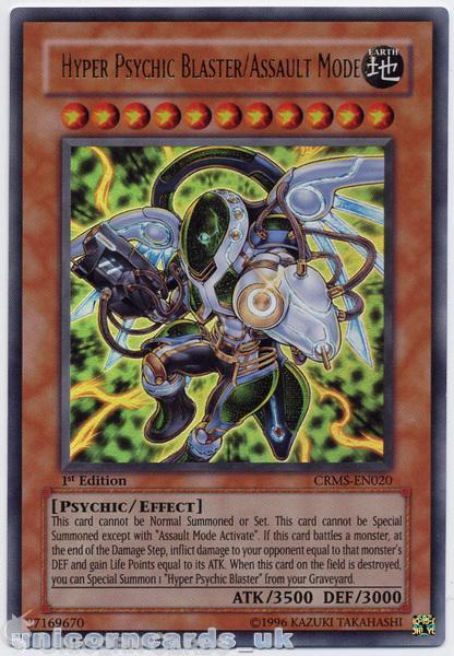CRMS-EN020 HYPER PSYCHIC BLASTER/ASSAULT MODE - 1st Edition - NM - Ultra Rare