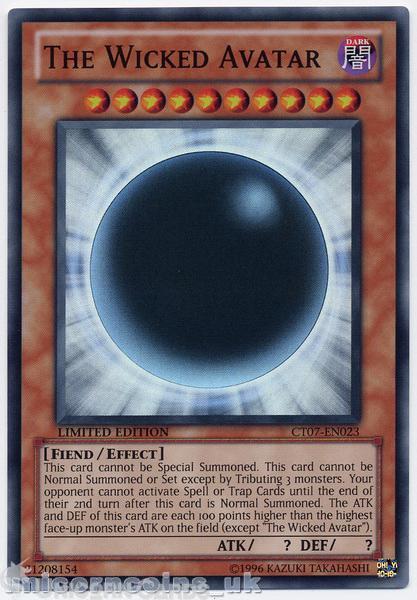 CT07-EN023 THE WICKED AVATAR - Limited Edition - DMG - Super Rare