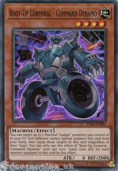 FIGA-EN001 BOOT-UP CORPORAL - COMMAND DYNAMO - 1st Edition - NM - Super Rare