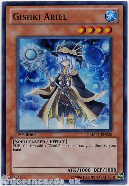 HA05-EN035 GISHKI ARIEL - 1st Edition - NM - Super Rare