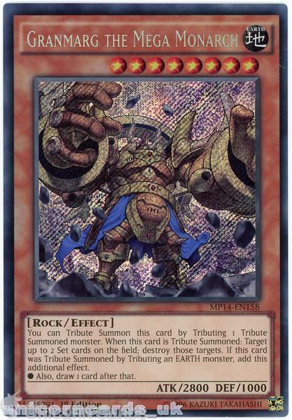 MP14-EN158 GRANMARG THE MEGA MONARCH - 1st Edition - NM - Secret Rare