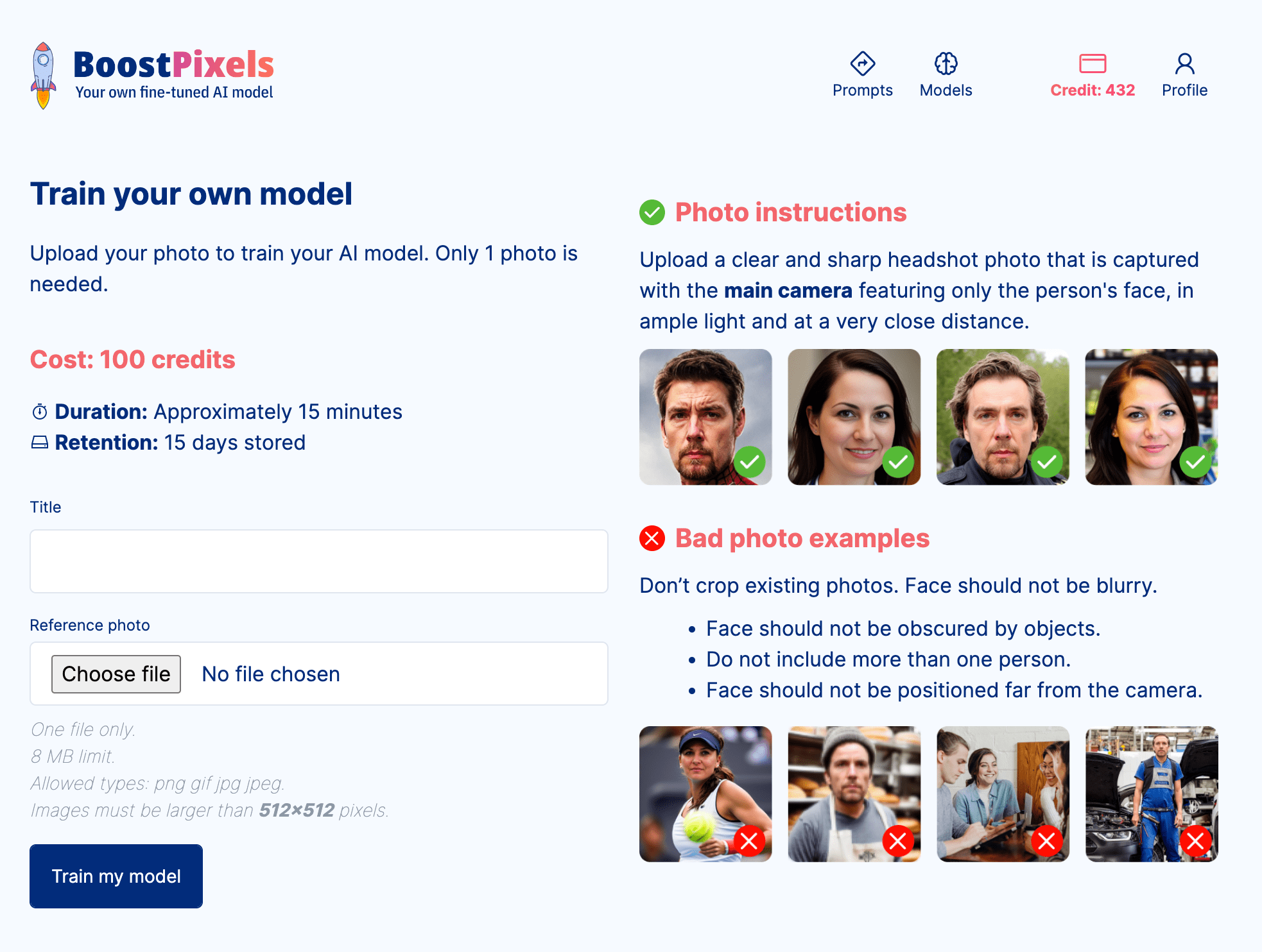 Generate limitless images with ai: train with one photo!