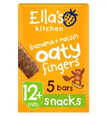Ella S Kitchen Anic Banana Raisin Oaty Fingers 12 Months 5x25g Boots If you carry on using our site without changing your settings well assume youre happy to receive our cookies.