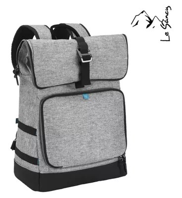 Babymoov Le Sancy Backpack Changing Bag Smokey Grey Boots