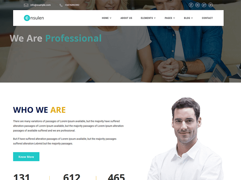 Consulen Consulting Business Html Template Bootstrap Templates