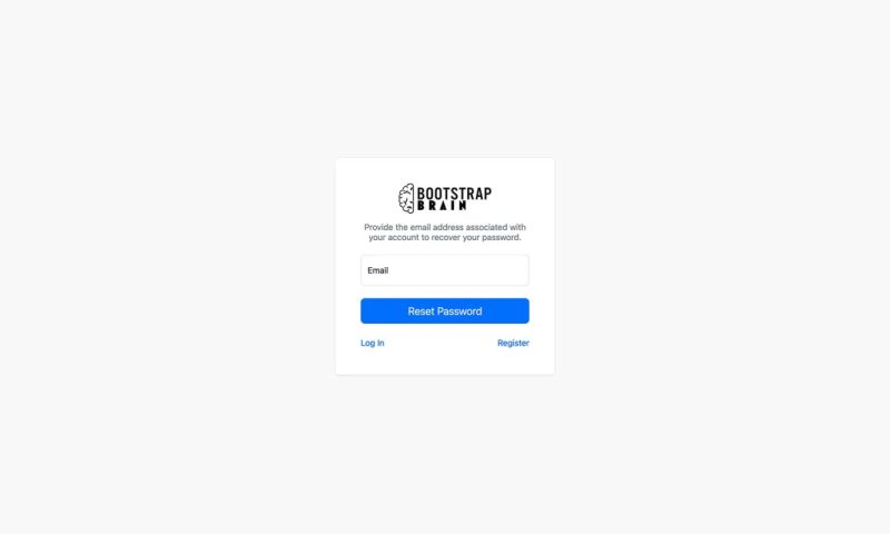 Bootstrap Free Forgot Password Form Snippet Bootstrapbrain - Full HD Colorful Patterns for Desktop