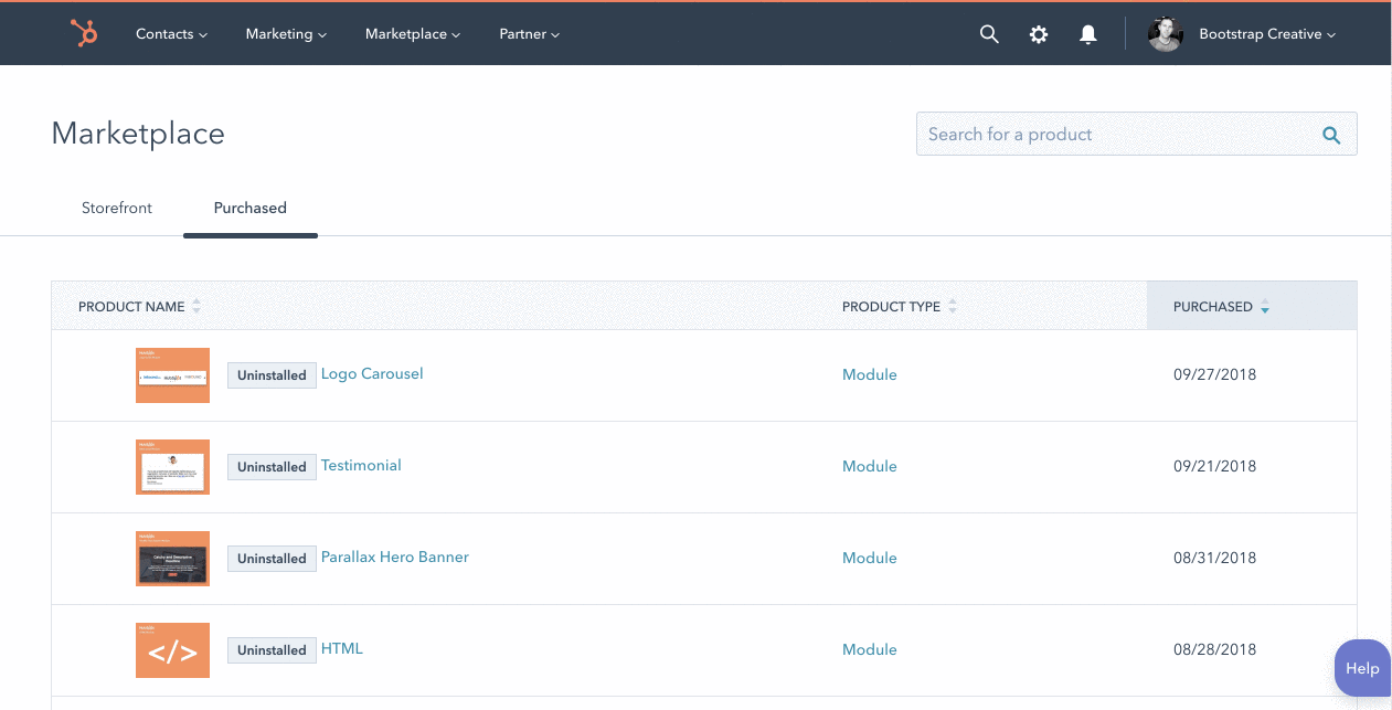 hubspot marketplace write review