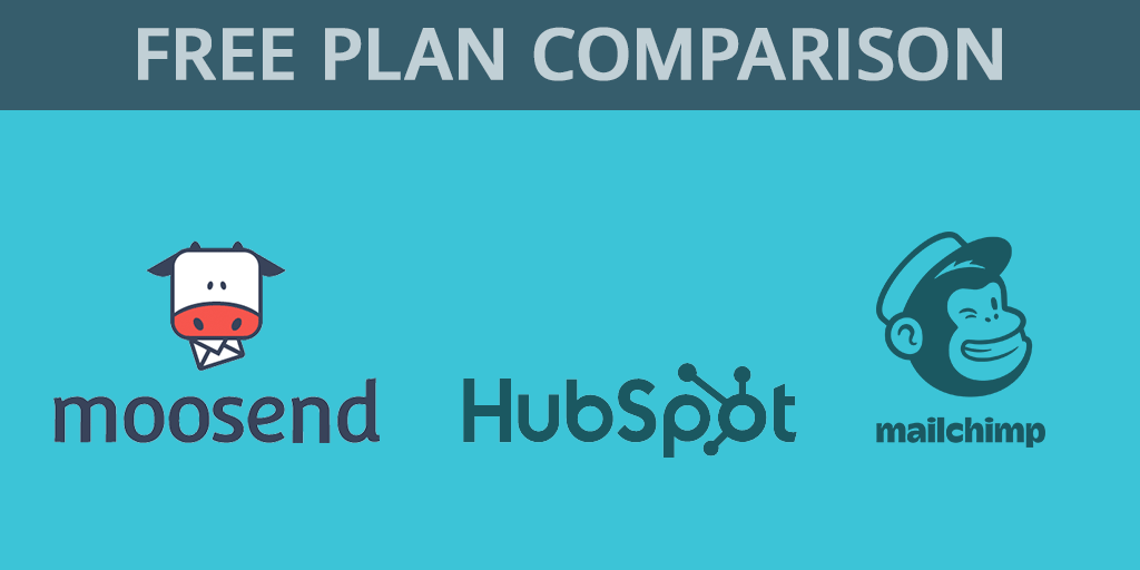moosend mailchimp hubspot comparison