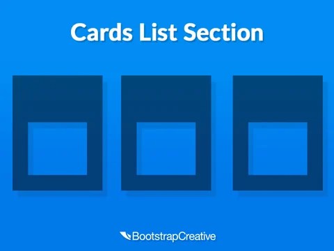 cards list section module