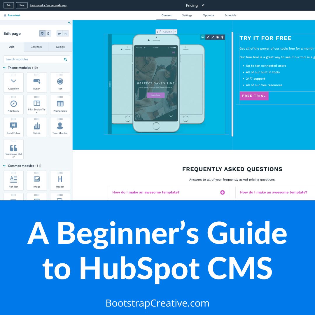 a beginners guide to the HubSpot website builder