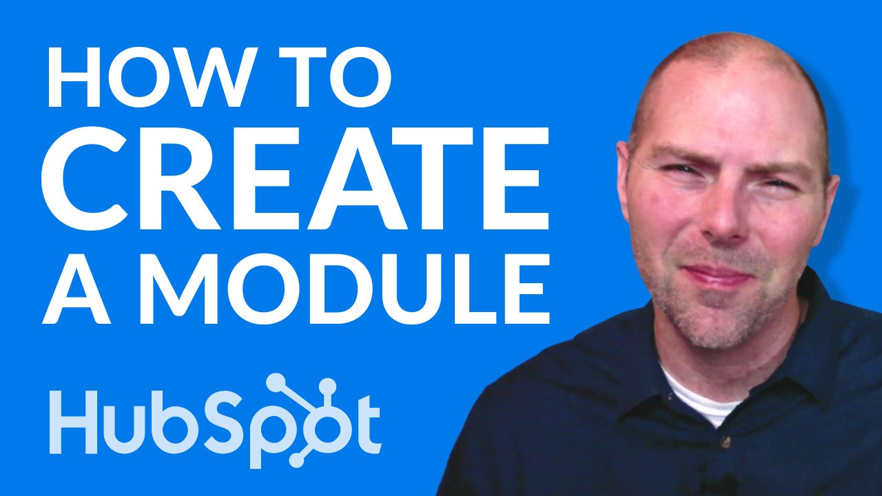 how to create a custom module hubspot hubl