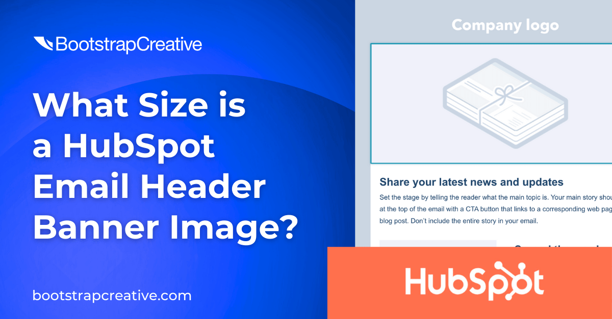hubspot email header size bootstrap creative