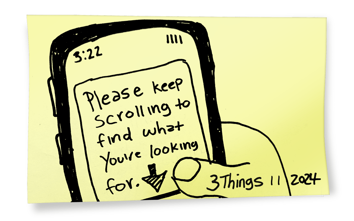 3 things november 2024