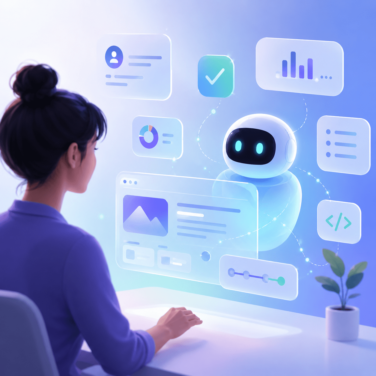 ai human website reader