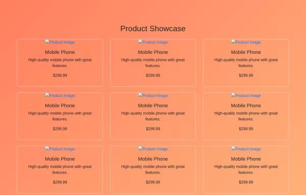 Responsive Card Grid Bootstrap 5 Example