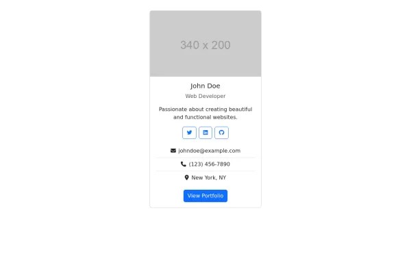 Simple Hero Section Bootstrap 5 Example