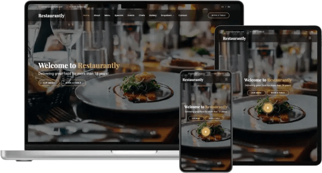 Bootstrap Restaurant Templates Bootstrapmade - Abstract Patterns - Amazing 4K Collection