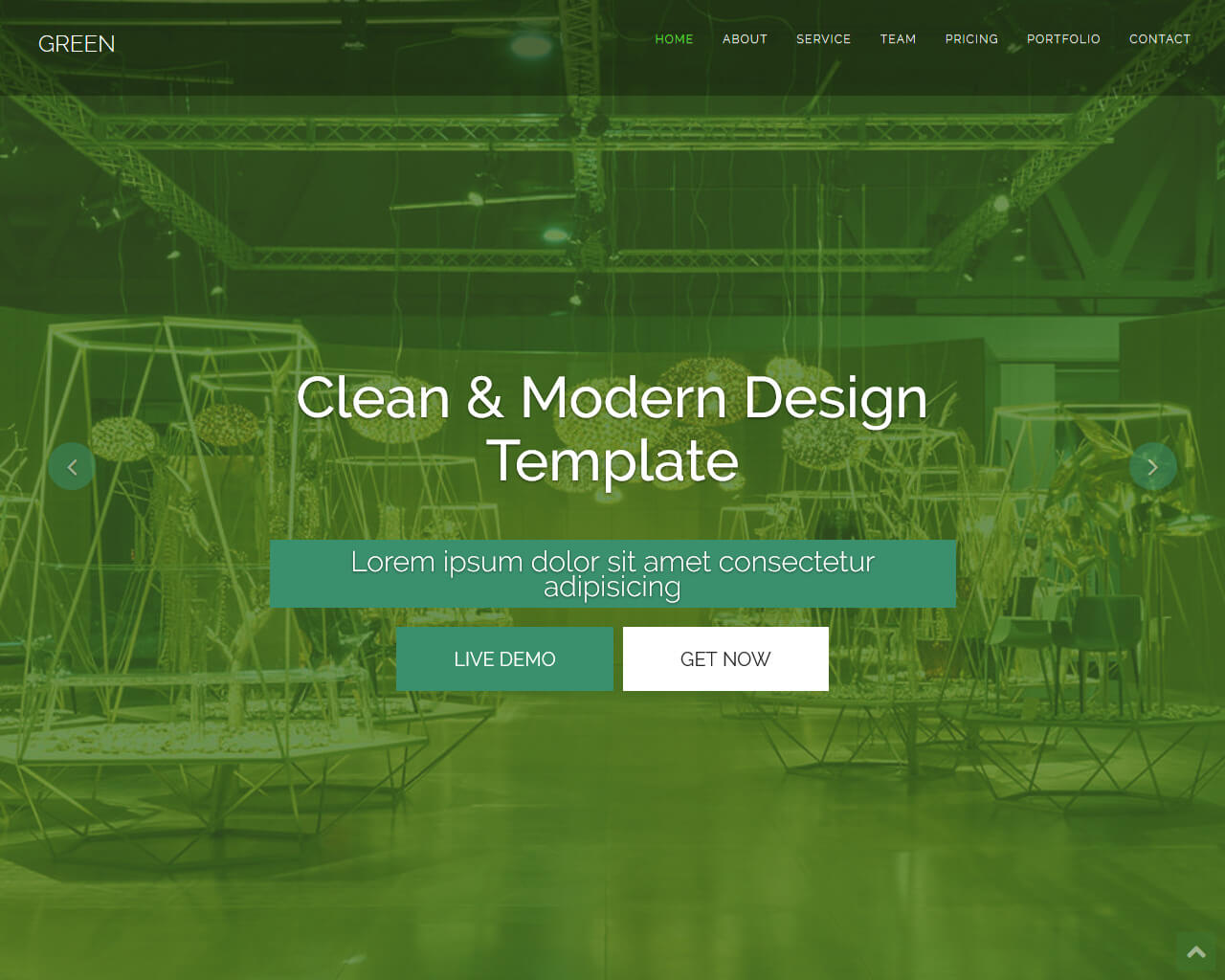 Green Free One Page Html Bootstrap Template Bootstraptaste