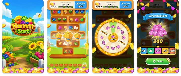 Harvest Sort: vale a pena baixar esse joguinho de classificação que promete recompensas?