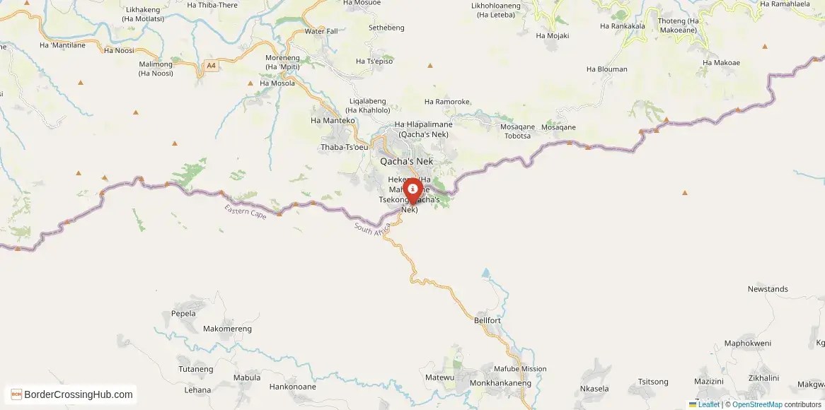 Semonkong Underberg Border Crossing Border Crossing Hub Semonkong Underberg Border