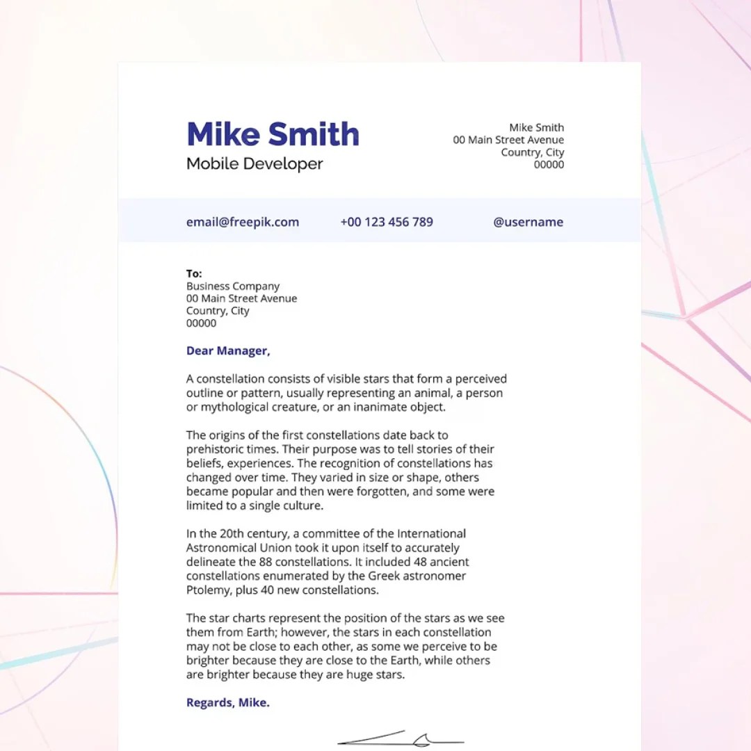 Cover Letter Review or Writing