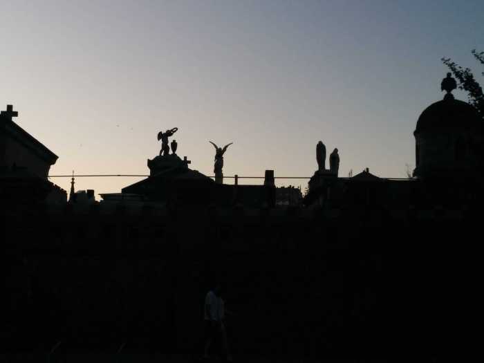 The cemetery where Evita is buried 