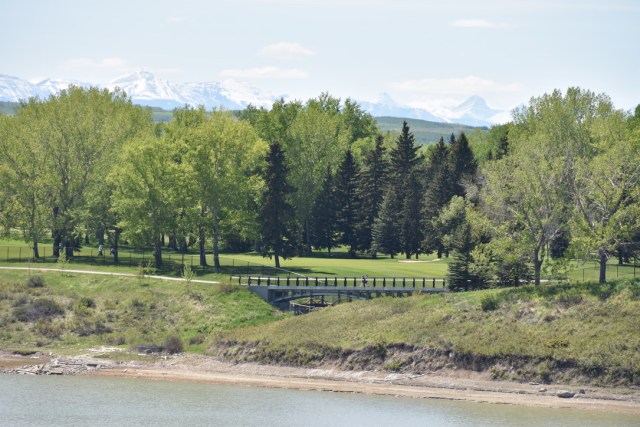 Bridge and golf course
