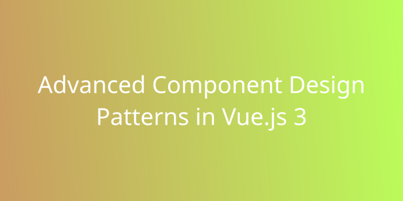 Design Patterns For Vuejs A Test Driven Approach To Maintainable - Amazing Light Illustration - HD