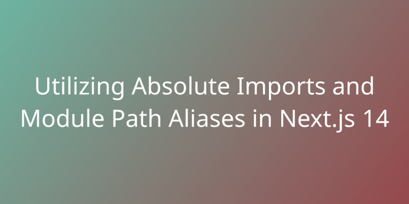 Anil Kumar On Linkedin Avoid Absolute Paths In Nextjs Use Module Path Aliases Instead - Nature Art Collection - Retina Quality